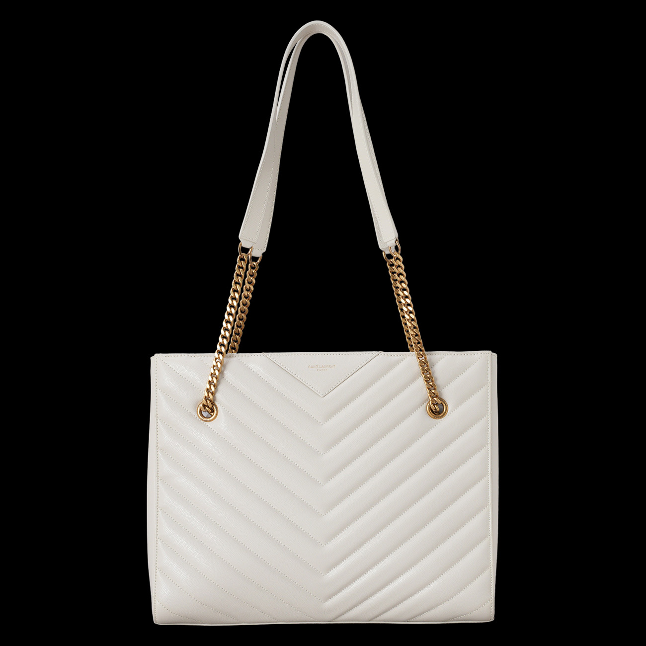 YVES SAINT LAURENT(USED)생로랑 568864 캐비어 트리베카 숄더백